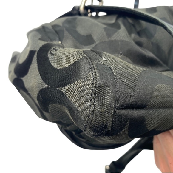 Coach Y2K Parker C Black Patterned Women's Shoulder Bag - Picture 7 of 8